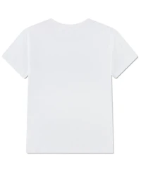 Lacoste Boys' 10-16 Textured Graphic Print Crewneck T-Shirt