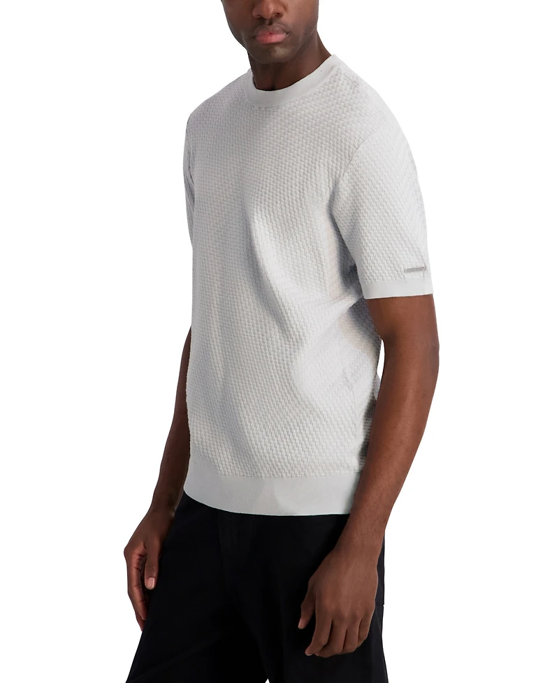 Karl Lagerfeld Paris Men's Crewneck Short-Sleeve T-Shirt