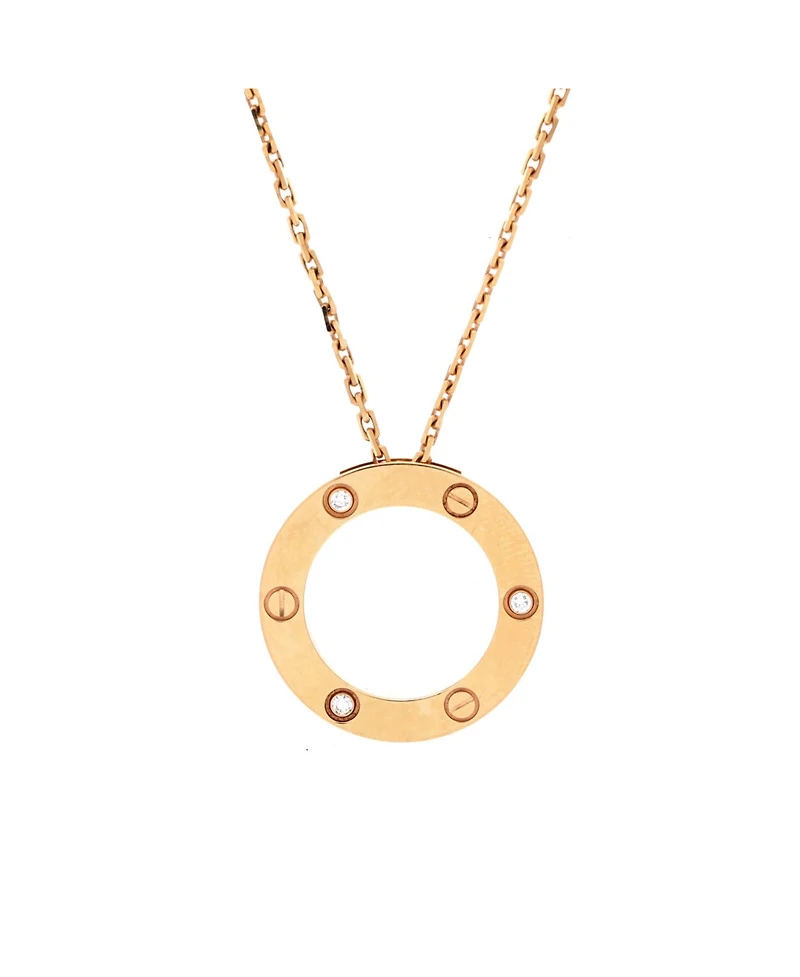 Pre-Owned Cartier Diamonds Love Pendant Necklace