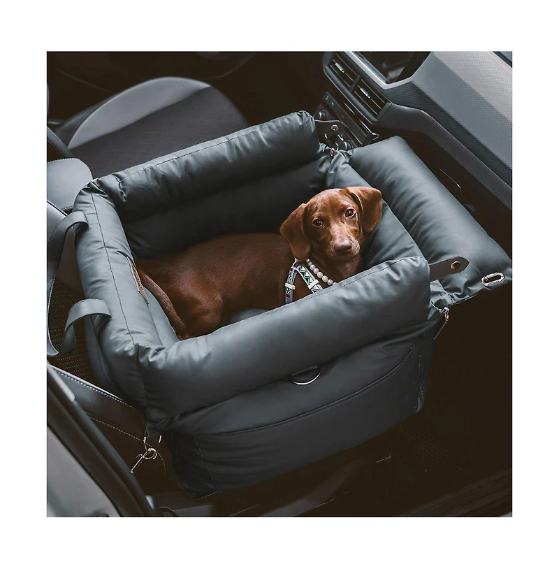 Funny Fuzzy Urban Voyager Dog Car Booster Standard