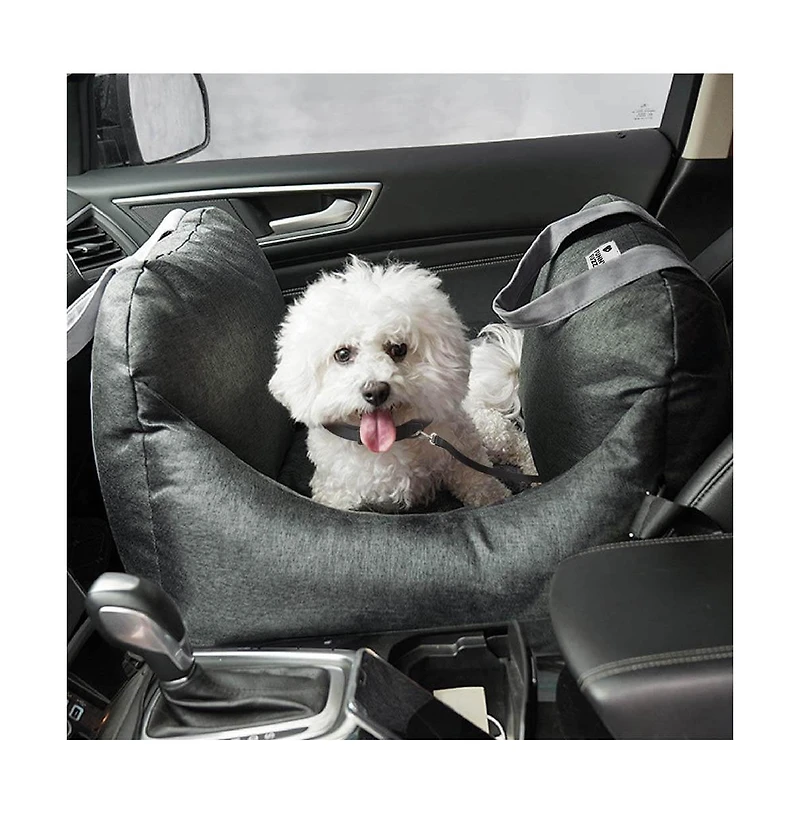 FunnyFuzzy First Class Dog Car Seat Bed