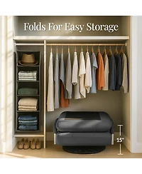 Best Choice Products 360-Degree Swivel Gaming Floor Chair w/ Armrest Handles, Foldable Adjustable Back