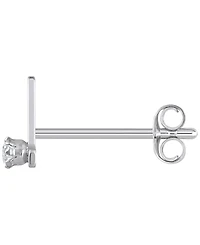 Macy's White Topaz Stud Earrings 14k Yellow Gold (Also Available Gold)