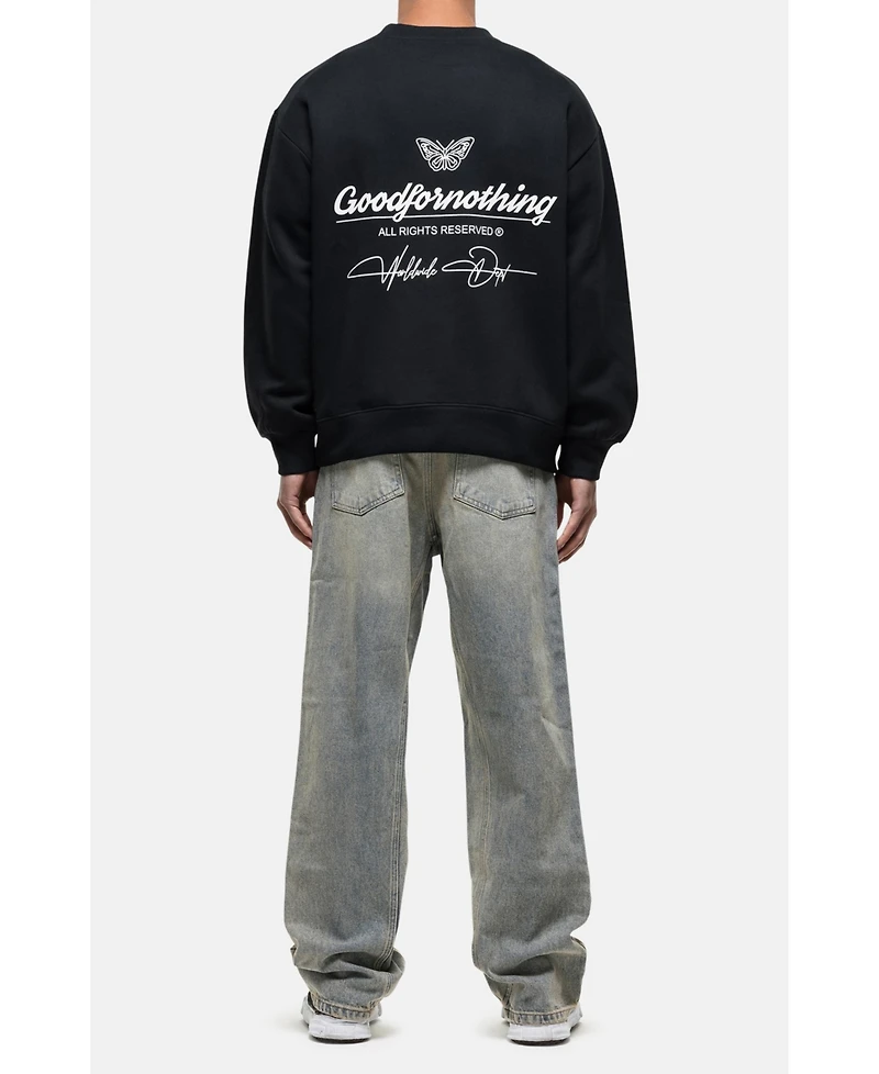 Good For Nothing Men's Washed Cult Sweathsirt