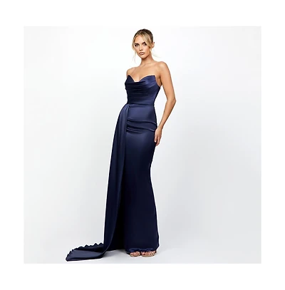 Bariano Women's Bonni Strapless Sash Gown