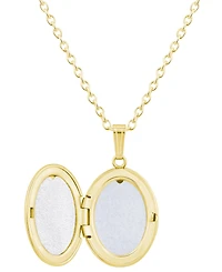 Macy's Created Sapphire (5/8 ct. t.w.) Pendant Necklace 14k Yellow Gold-Plated Sterling Silver (Also Available Multi-Stones)