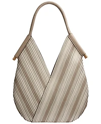 Donna Karan New York Baldwin Chevron Large Shoulder Bag