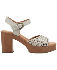 Earth Women's Quinty Leather Platform Dress Sandals