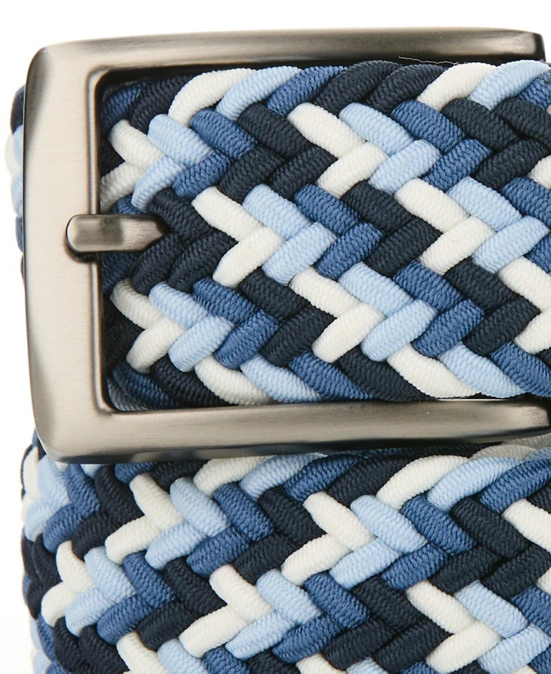 Perry Ellis Portfolio Men's Braided Stretch Belt