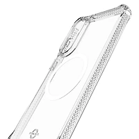 ITSkins Hybrid_R Clear MagSafe Case for Samsung Galaxy S25 Edge