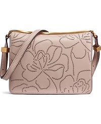 Donna Karan New York Jericho Floral Perforated Medium Shoulder Bag