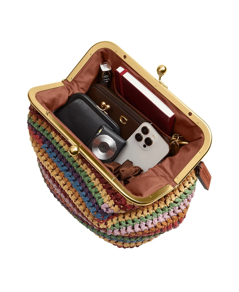 Coach Small Kisslock Frame Bag