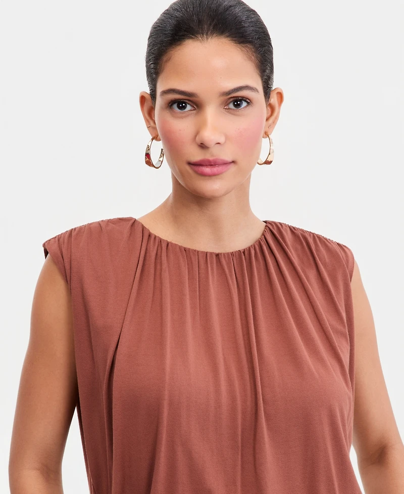 I.n.c. International Concepts Women's Sleeveless Blouson Top, Macy's Exclusive