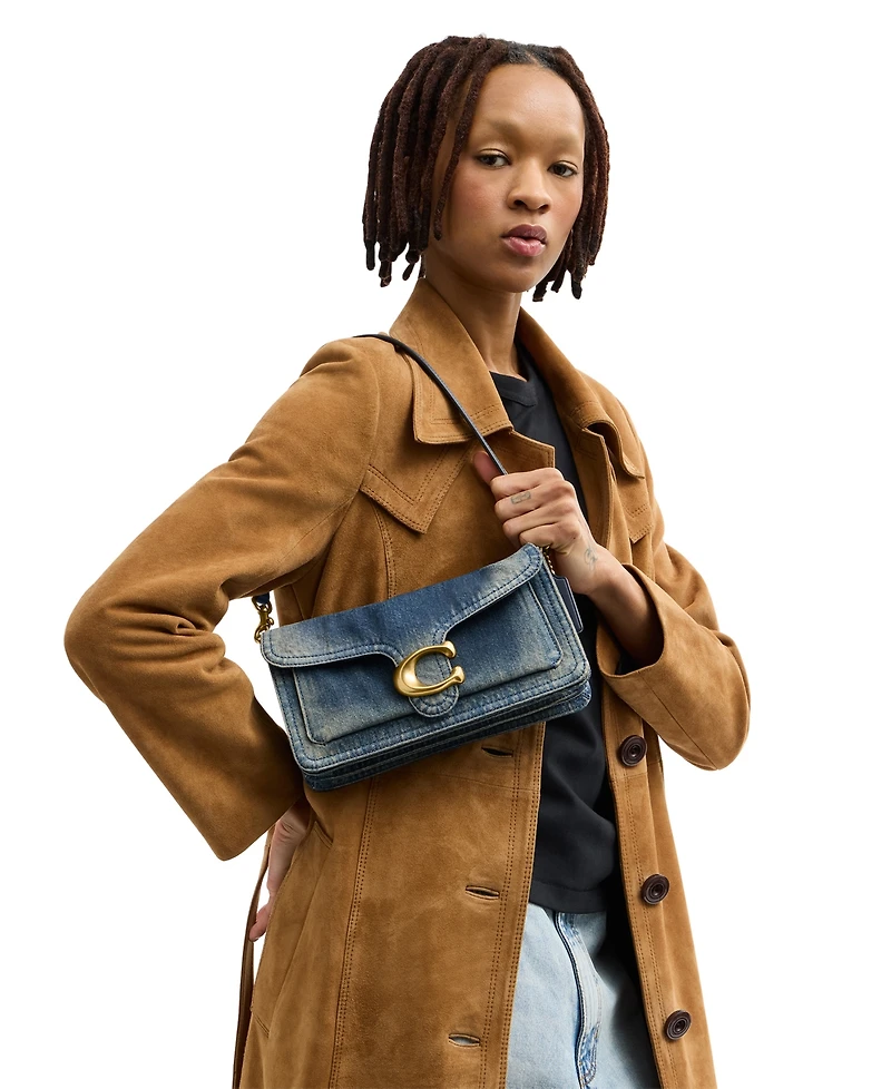 Coach Soft Loved Denim Tabby Small Shoulder Bag