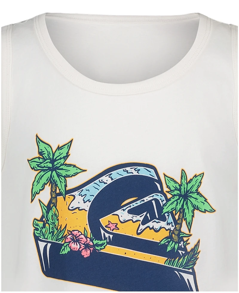 Quiksilver Boys' 8-20 Icon Beach Crewneck Tank Top