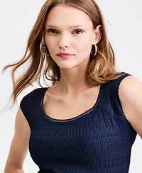 Guess Women's Elisabette Scoop Neck Top