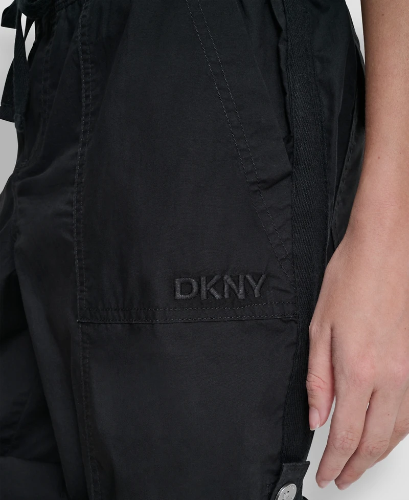 Dkny Sport Women's High-Rise Convertible Bermuda Shorts