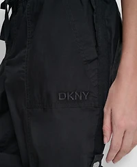 Dkny Sport Women's High-Rise Convertible Bermuda Shorts
