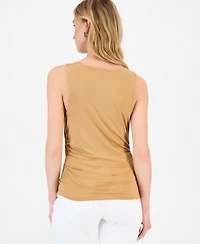I.n.c. International Concepts Women's Luxe-Layering Jersey Ruched Tank, Macy's Exclusive