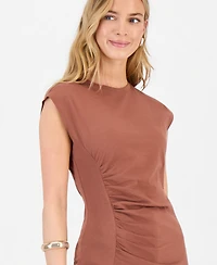 I.n.c. International Concepts Women's Side-Cinched Cotton Tank Top, Exclusively at Macy's