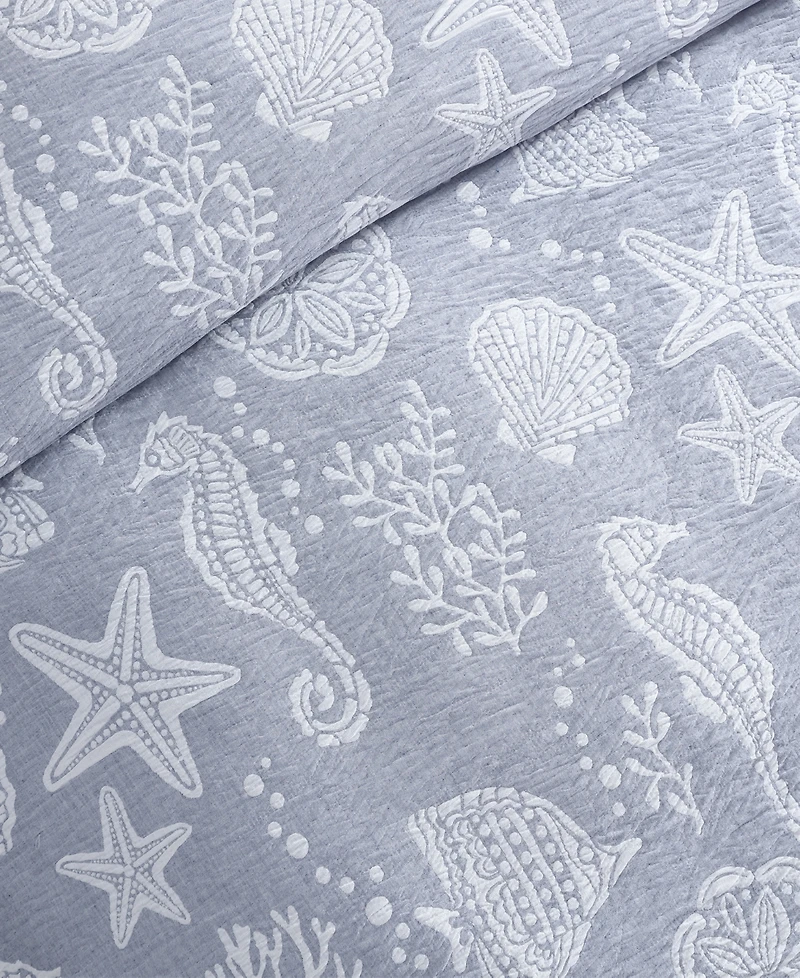 Levtex Seaside Charm Textured -Pc. Duvet Cover Set