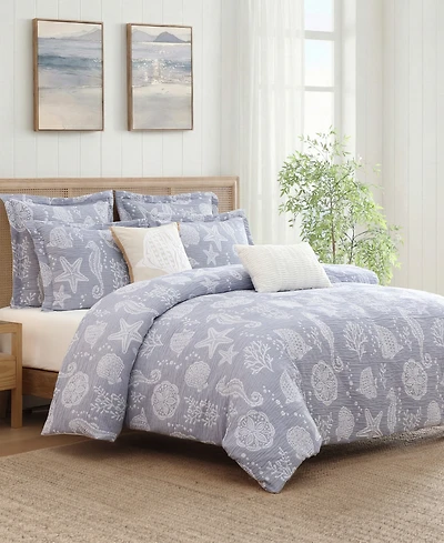 Levtex Seaside Charm Textured 3-Pc. Comforter Set, King/California King