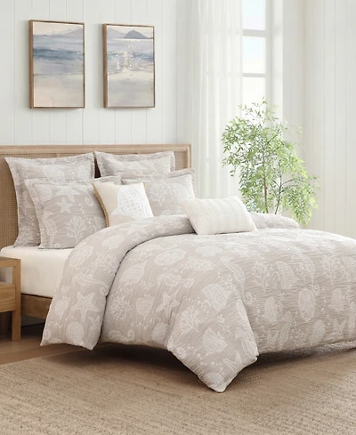 Levtex Seaside Charm Textured 3-Pc. Comforter Set, King/California King