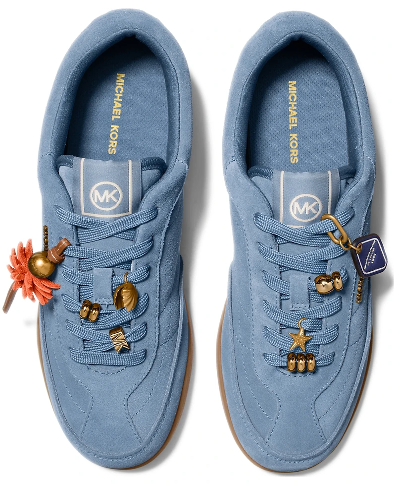 Michael Kors Women's Almond Toe Nolan Lace Ups Sneakers