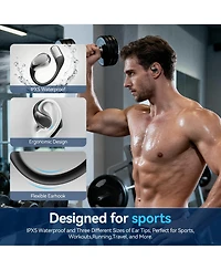 Sugift Open-Ear Sport Bluetooth Earbuds with Bluetooth 5.4