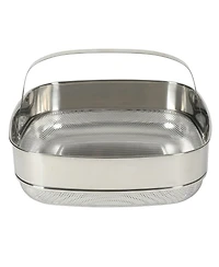 Crock Pot Northvale 5.3 Qt Ceramic Nonstick Saute Pan with Lid & Steamer Basket, Cast Aluminum, Induction Ready Base, Soft Touch Handle