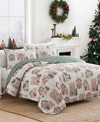 Avanti Gingerbread Reversible 3 Pc. Quilt Set