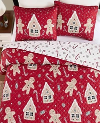 Avanti Holiday Lane Reversible -Pc. Quilt Set