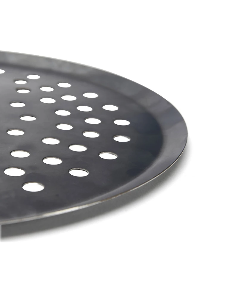 De Buyer Blue Carbon Steel Baking Sheet & Perforated Pizza Tray Set