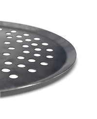 De Buyer Blue Carbon Steel Baking Sheet & Perforated Pizza Tray Set