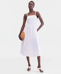 I.n.c. International Concepts Women's Sleeveless Seamed Midi Dress, Macy's Exclusive