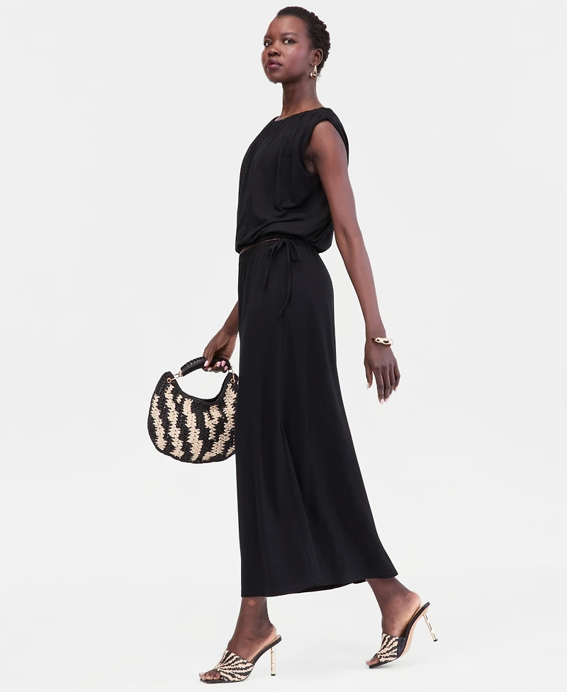I.n.c. International Concepts Women's Side-Tie Knit Midi Skirt, Macy's Exclusive
