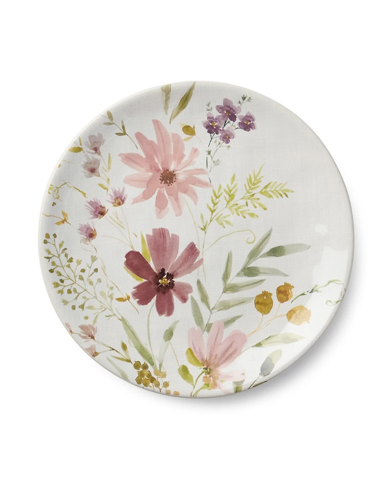 Certified International Wildflowers Salad Plates, Set of 4