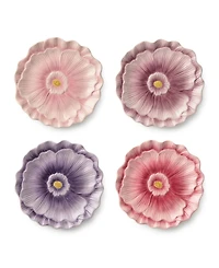 Certified International Wildflowers Floral Dessert Plates, Set of 4
