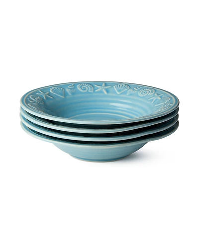 Certified International Coastline Soup Bowls, Set of 4