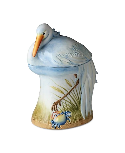 Certified International Coastal Birds Cookie Jar