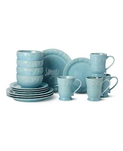 Certified International Coastline 16-Pc. Dinnerware Set, Service for 4