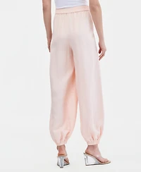 I.n.c. International Concepts Women's Linen-Blend Pull-On Bubble Pants, Macy's Exclusive