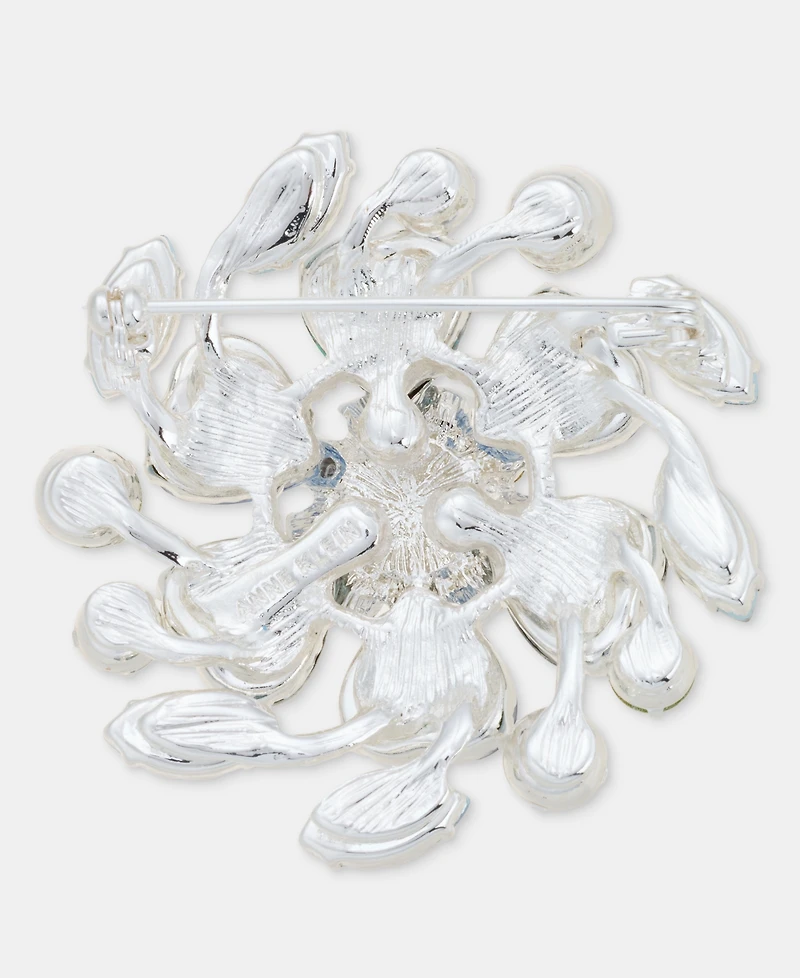 Anne Klein Heart Stone Cluster Pin
