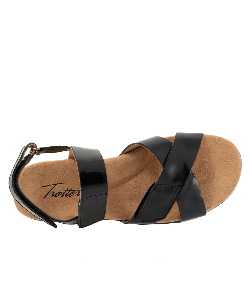 Trotters River Metallic Sandal