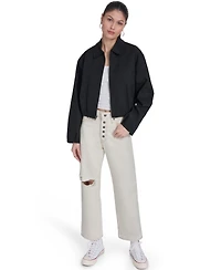 Levi's Women's Bubble Hem Collared Bomber Jacket