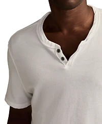 Lucky Brand Men's Venice Burnout Notch Short Sleeves T-shirt