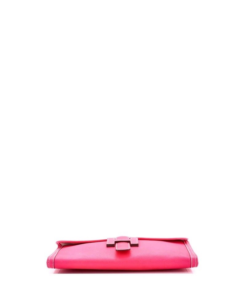 Pre-Owned HERMES Pm Jige Clutch Epsom