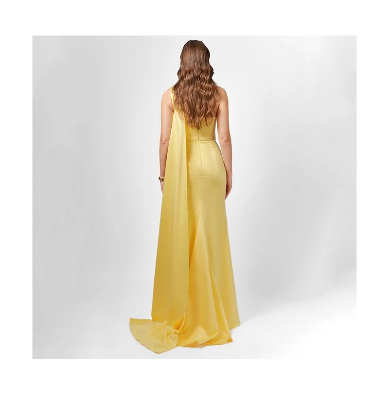 Bariano Women's Davina One Shoulder Gown