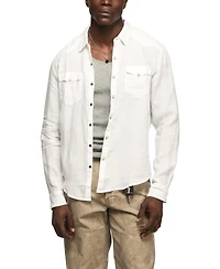 Lucky Brand Men's Spread Collar Western Shirt