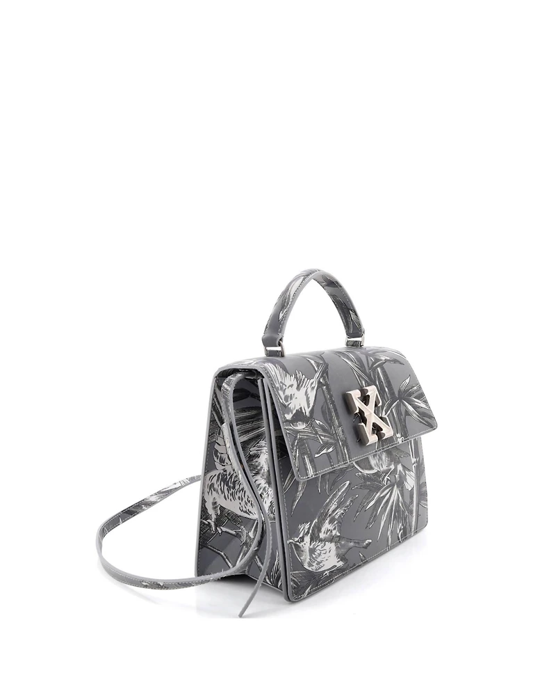 Pre-Owned Off White Jitney 2.8 Bag Printed Leather